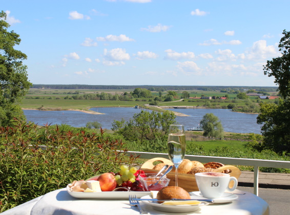 Hotel Waldfrieden Hitzacker Terrasse